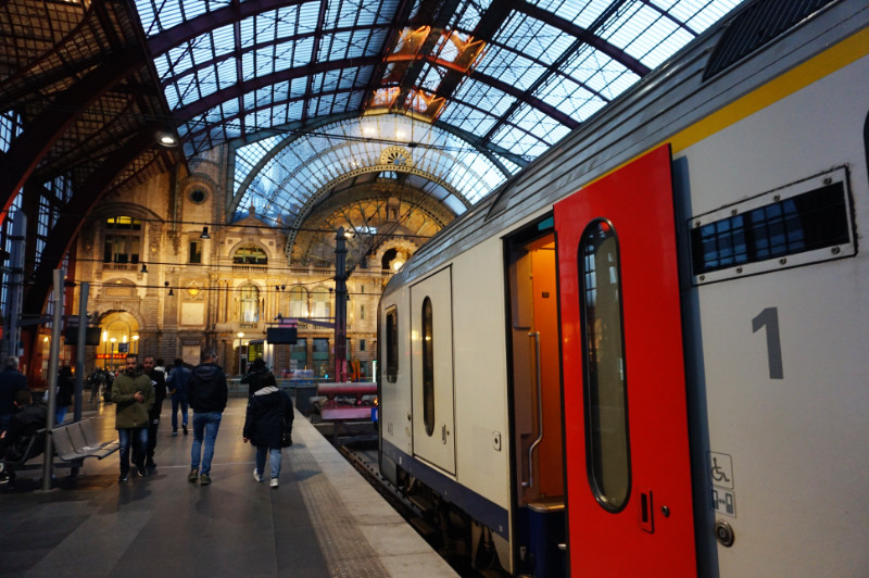 Antwerp train station, Belgium