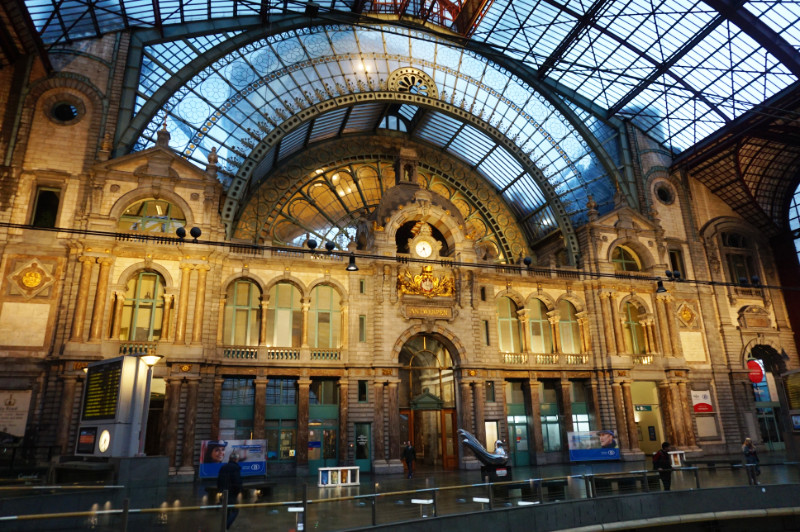 Antwerp train station, Belgium