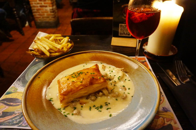 Dinner at Het Elfde Gebot, Antwerp, Belgium