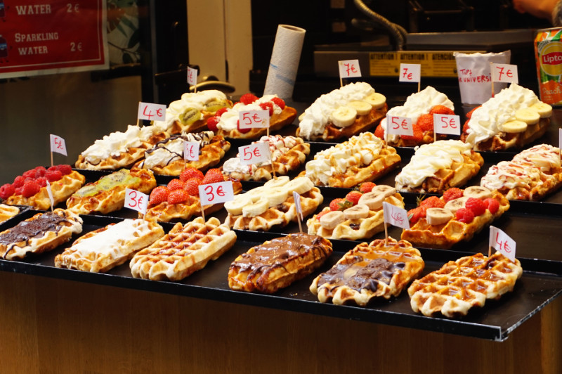 Belgian waffles, Brussels, Belgium
