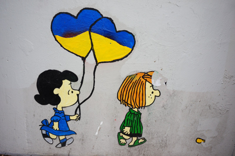 Ukraine mural, Dusseldorf, Germany