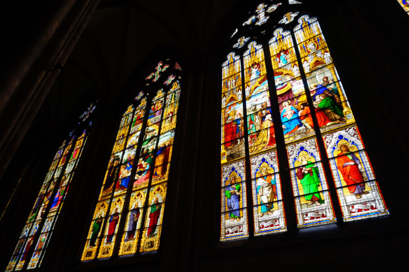 Cologne Cathedral stained glass, Cologne, Germany