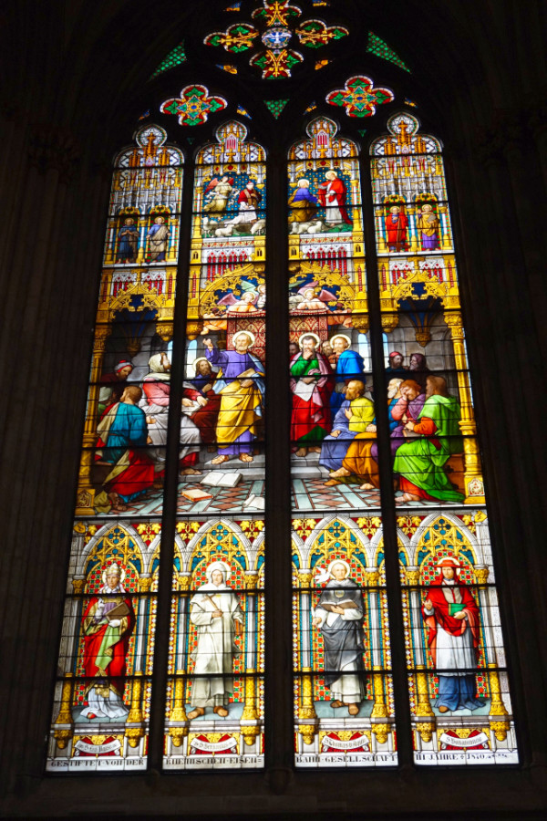 Cologne Cathedral stained glass, Cologne, Germany