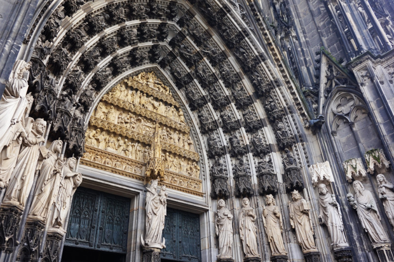 Cologne Cathedral door, Cologne, Germany