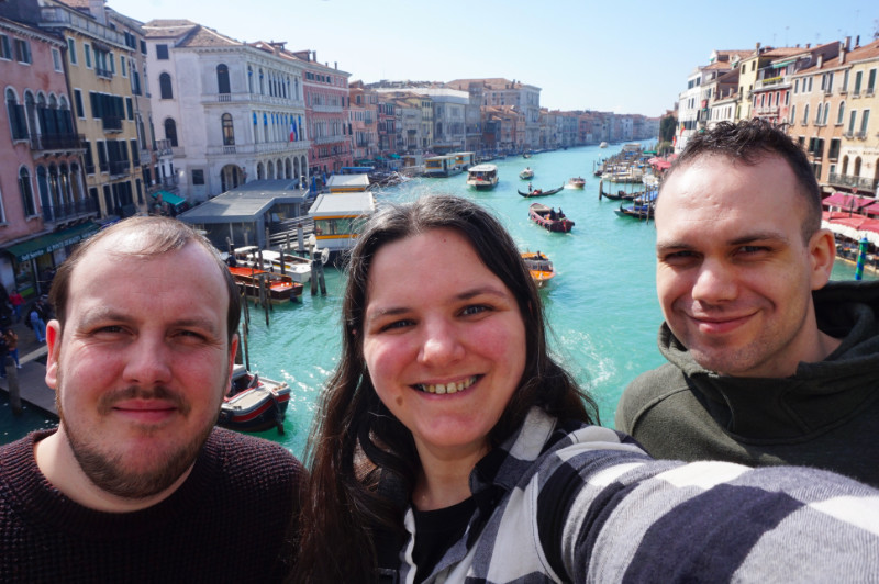 Rialto Bridge selfie, Venice, Italy