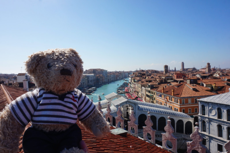 View from Fondaco dei Tedeschi, Venice, Italy
