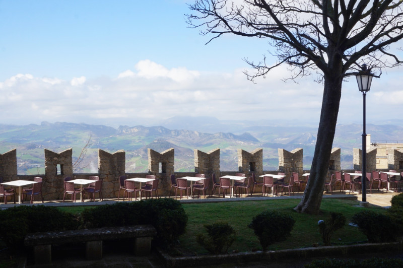 View over San Marino