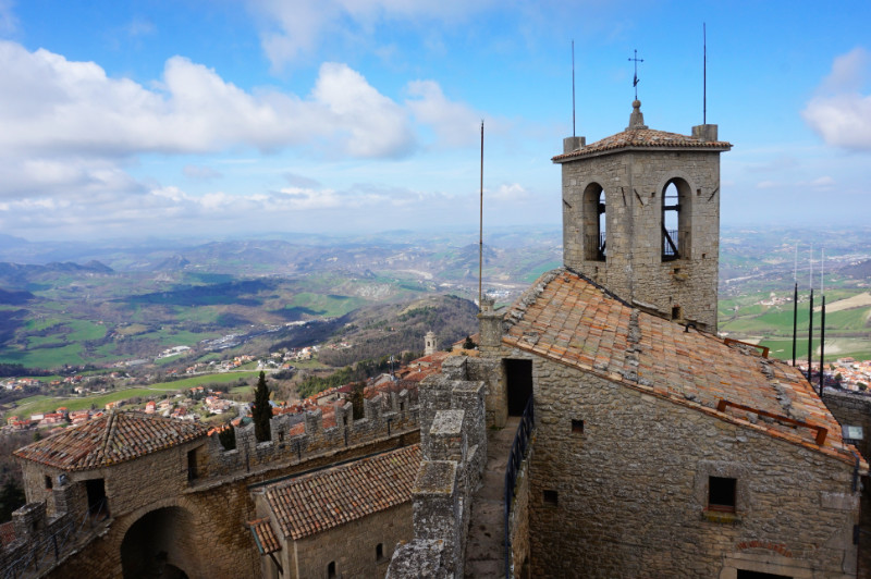 View over San Marino