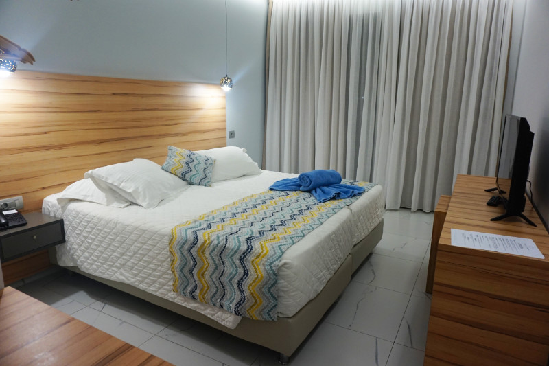 Hotel room, Avra Beach hotel, Rhodes, Greece
