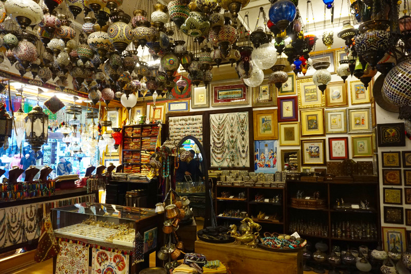 Shop in the Grand Bazaar, Marmaris, Turkey