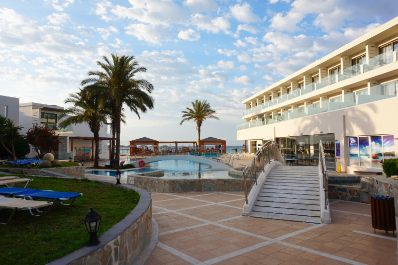 Avra Beach hotel, Rhodes, Greece