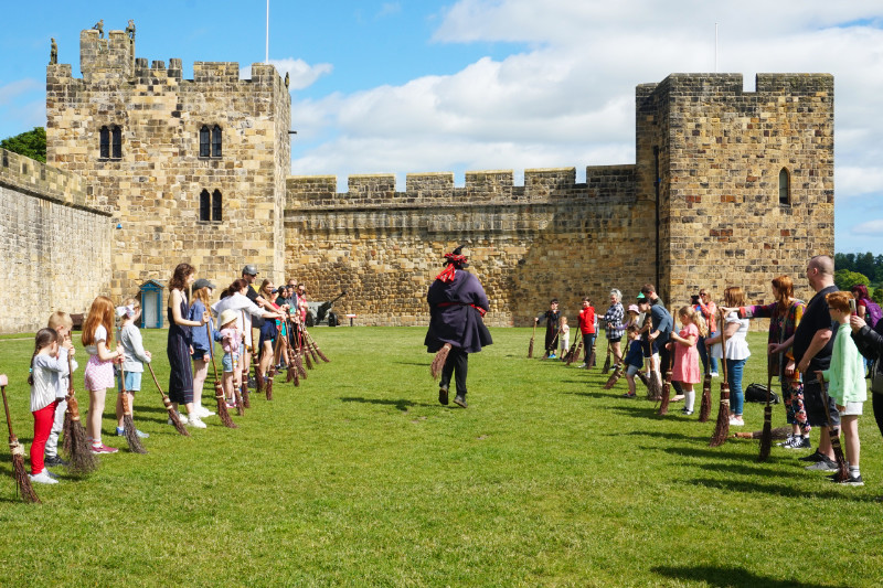 Broomstick lessons at Alnwick Castle, Alnwick