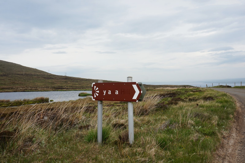 Yaa sign, Hoy, Orkney