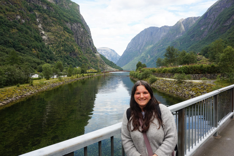 Me in Gudvangen, Norway. I look very happy.