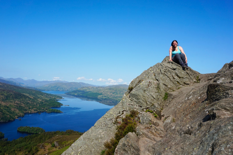 Me at the top of Ben A'an, Scotland