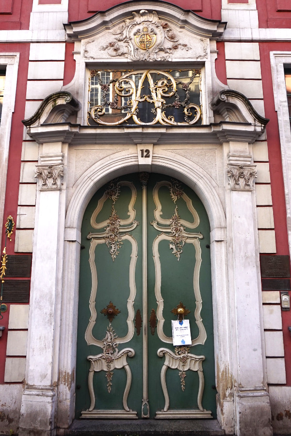 A door in Gdansk, Poland