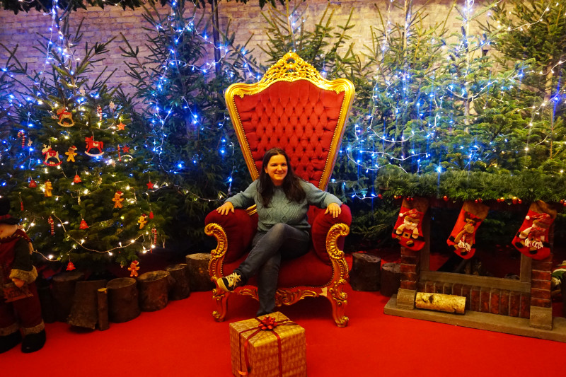 Christmas theme photo opportunity, Gdansk, Poland