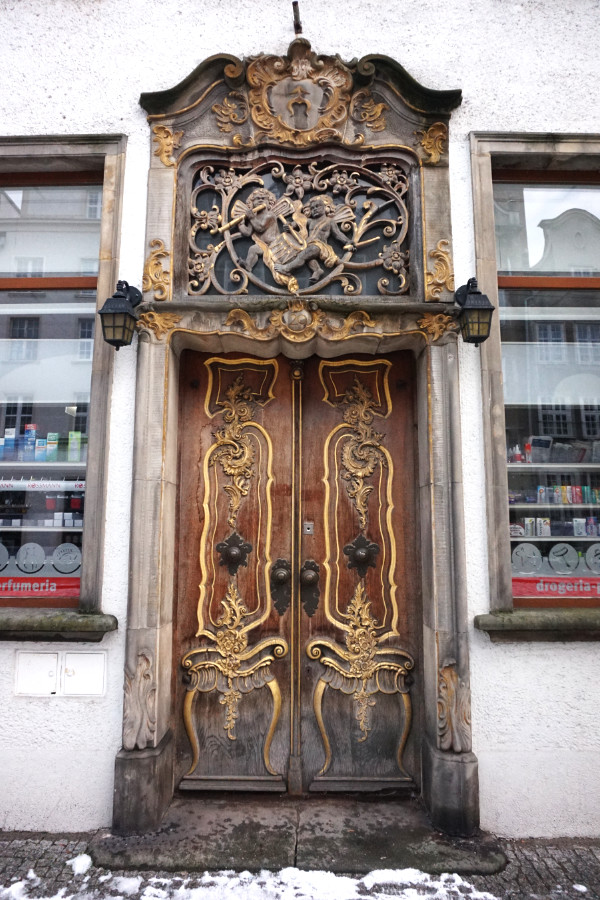 An amazing door, Gdansk, Poland