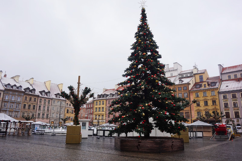 Warsaw town square, Poland