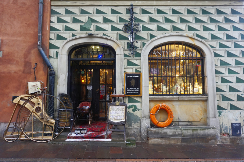 Antique shop, Warsaw, Poland
