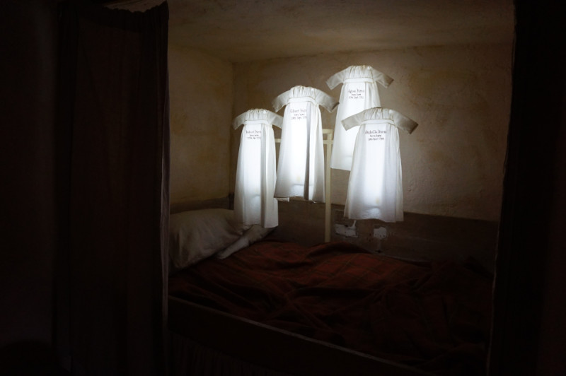 Robert Burns bed chambers, Burns Cottage, Alloway, Scotland
