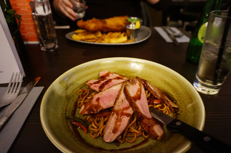 Food at the Brig O' Doon, Alloway, Scotland