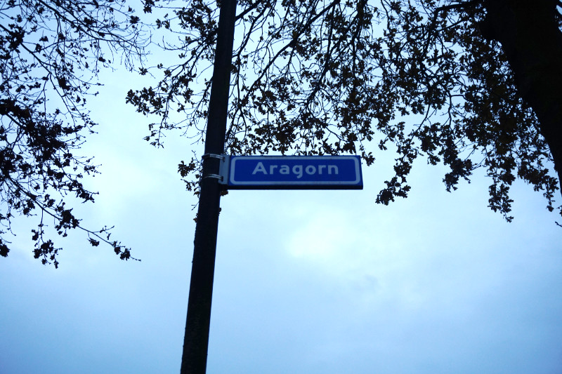 Aragorn road sign, Geldrop, Netherlands