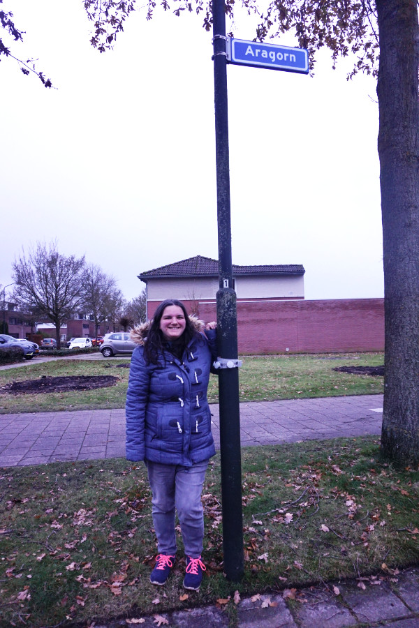 Me with the Aragorn road sign, Geldrop, Netherlands