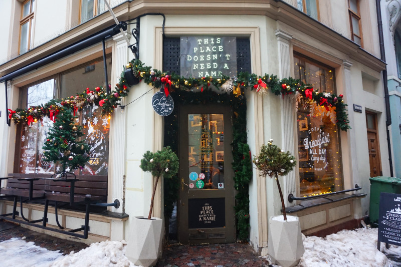 This Place Doesn't Need A Name cafe, Riga, Latvia