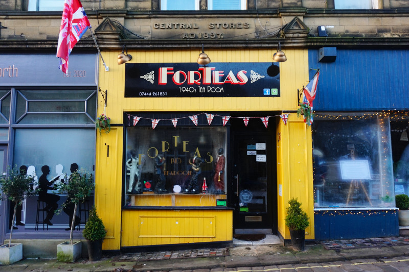 ForTeas 1940s tea room, Haworth, Yorkshire