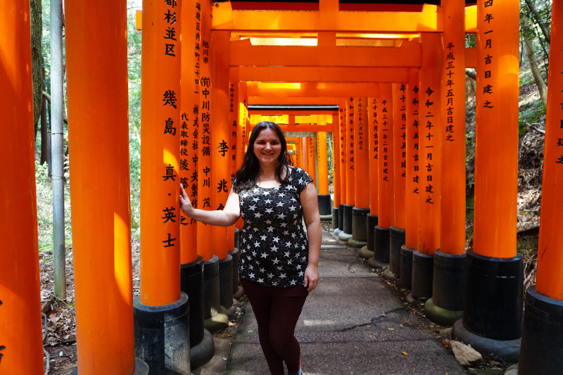 Me at Fushimi Inari Shrine, Kyoto, Japan