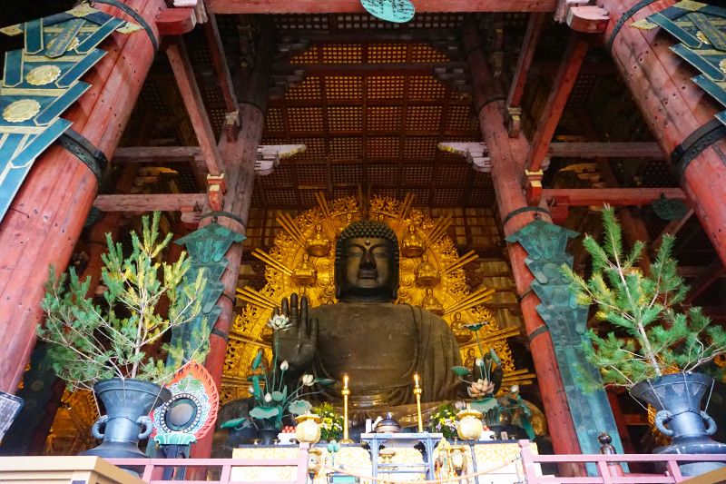 Buddha statue at Todai-Ji temple, Nara, Japan