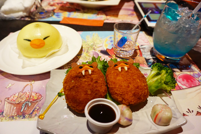 Final Fantasy themed cafe, Tokyo, Japan