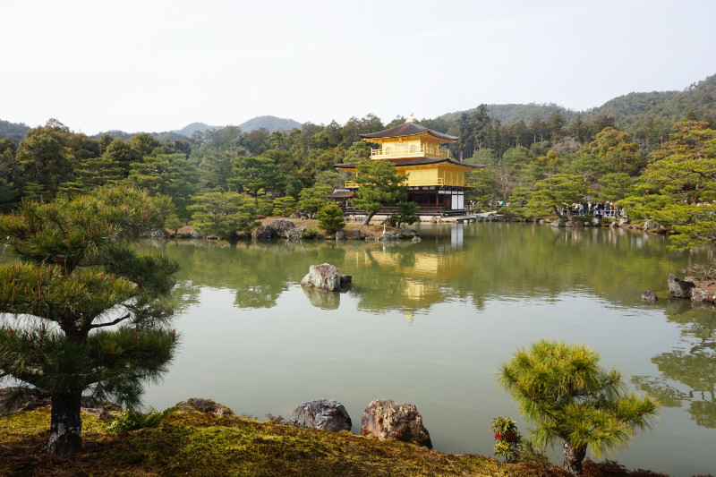 Kinkakuji golden temple, Kyoto, Japan