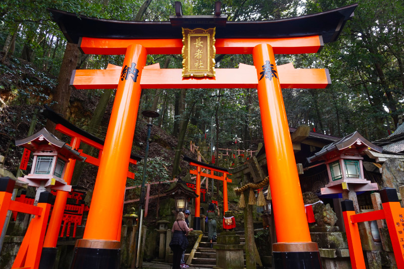 Shrine at Fushimi Inari, Kyoto, Japan