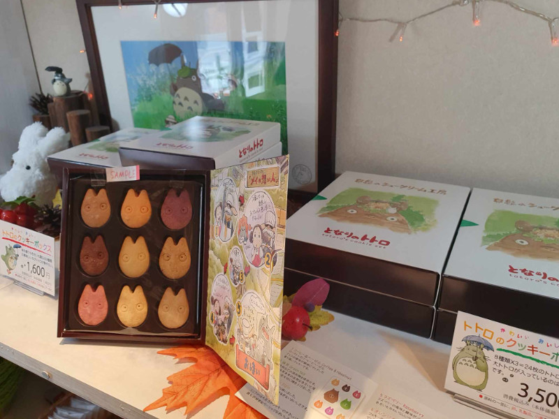 Totoro cookies in Shirohige's Cream Puff Shop, Tokyo, Japan