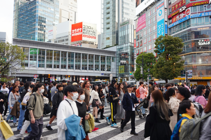 Shibuya Scramble crossing, Tokyo, Japan