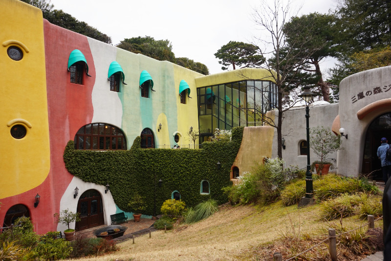 Outside the Ghibli Museum, Tokyo, Japan
