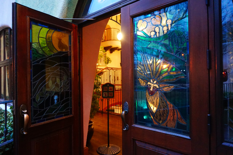 Outside the Ghibli Museum looking in, Tokyo, Japan
