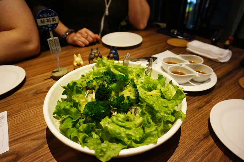 Totoro forest salad, Corn Barley restaurant, Tokyo, Japan
