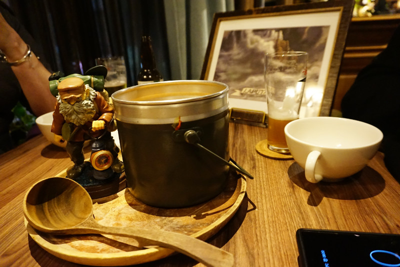 Soup, Corn Barley restaurant, Tokyo, Japan