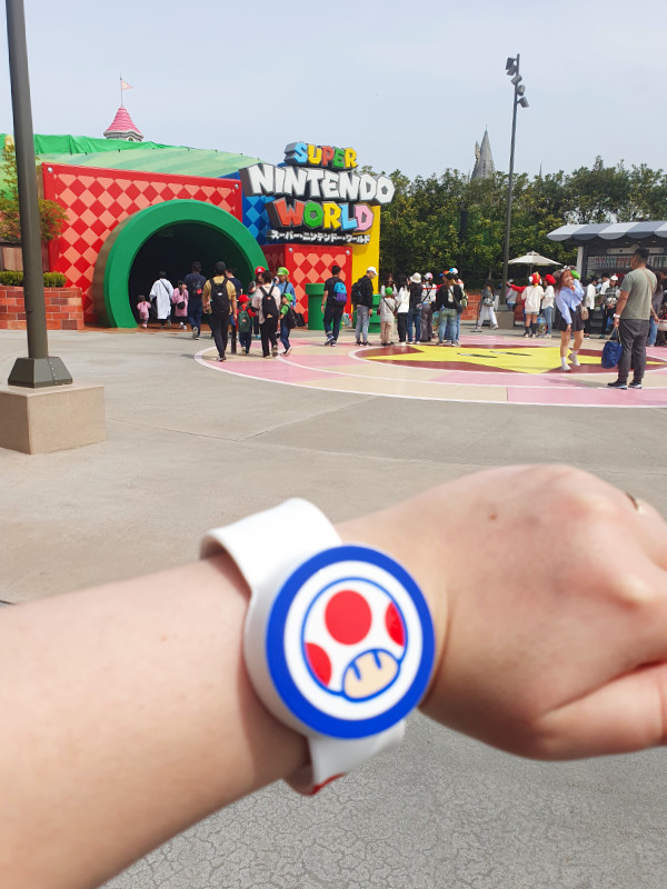 Wristband at Super Nintendo World, Universal Studios Japan