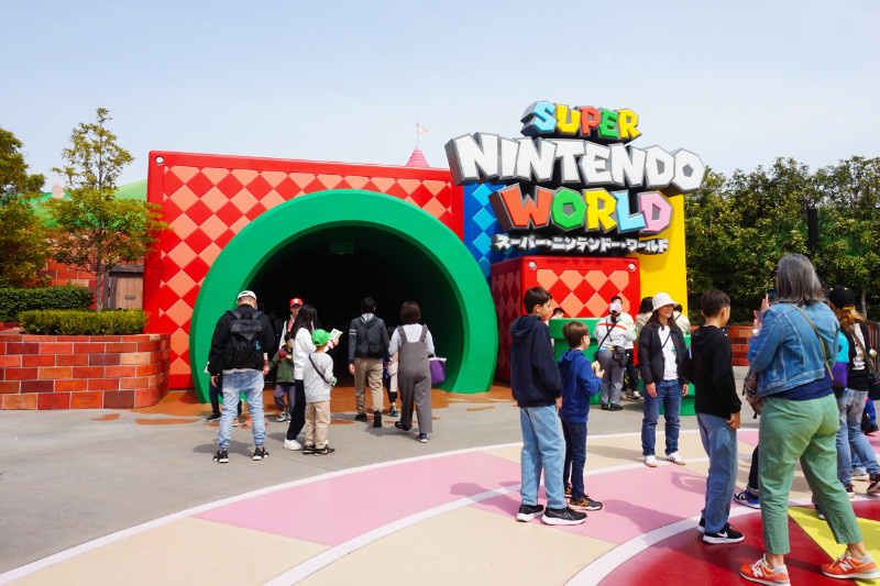 Entrance to Super Nintendo World, Universal Studios Japan