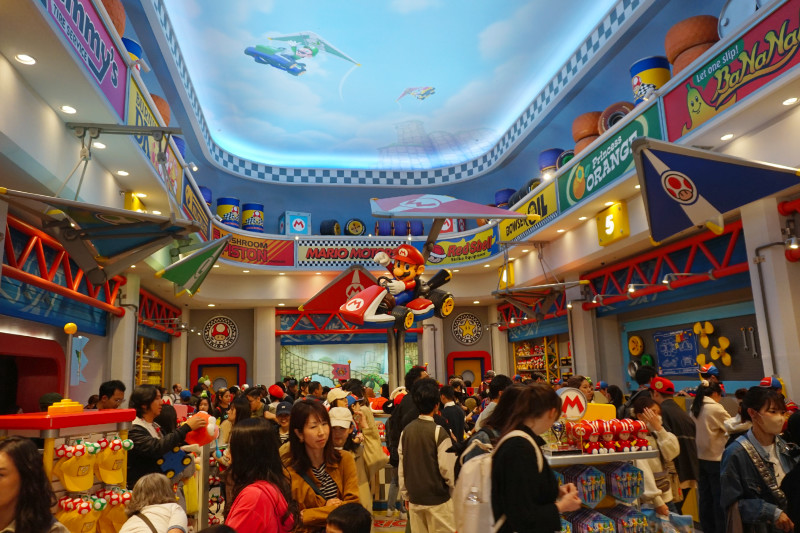 Mario Kart gift shop, Super Nintendo World, Universal Studios Japan