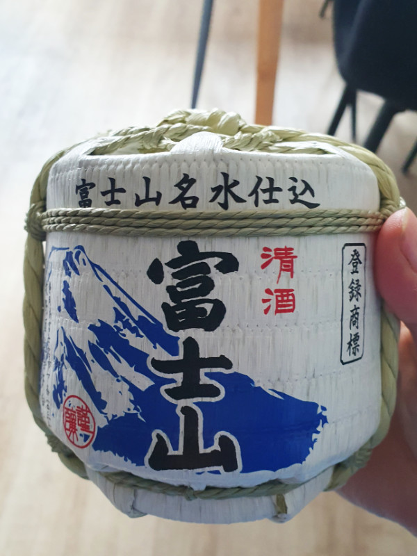 Sake barrel from Japan