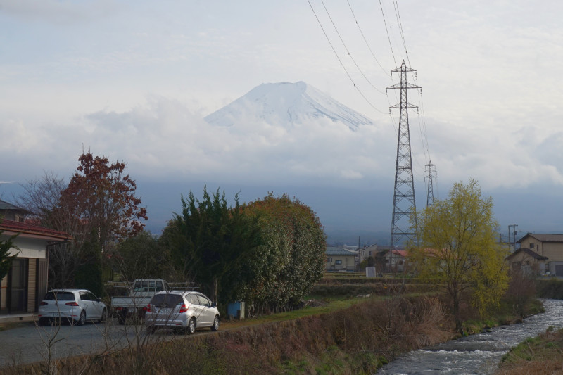 Mount Fuji from Fujiyoshida, Japan