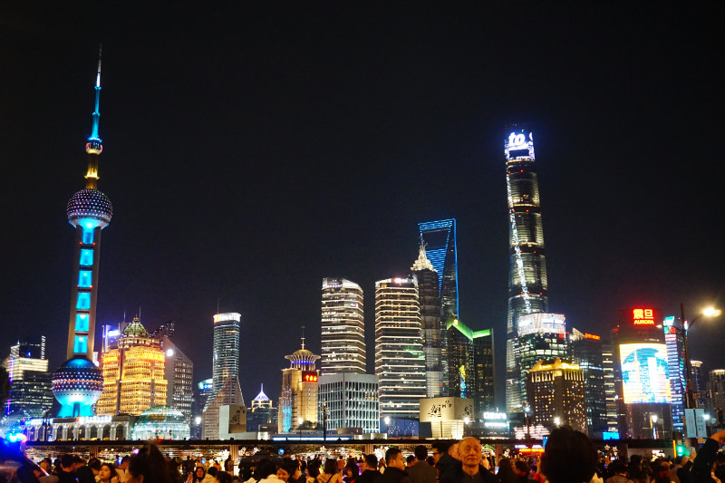 Shanghai skyline, China
