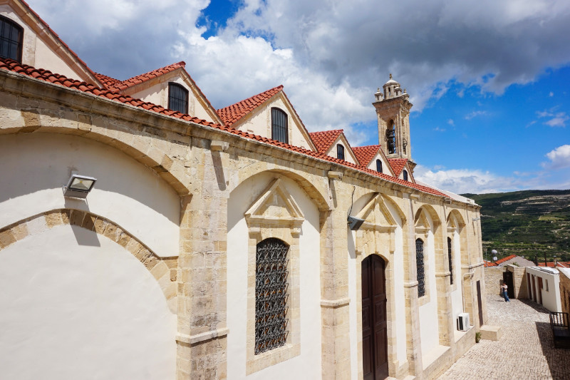 Monastery in Omodos, Cyprus