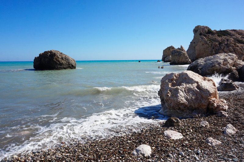 Aphrodite's Rock beach, Cyprus