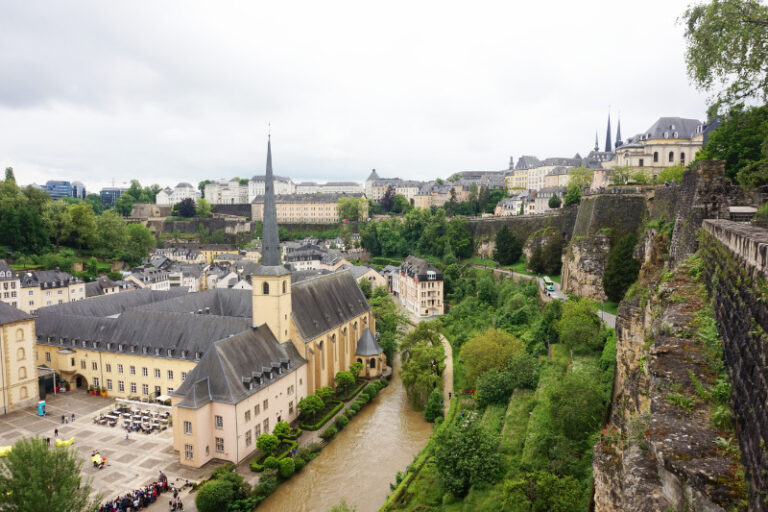 View from Bock Casemates, Luxembourg